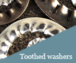 Toothed washers